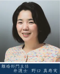 離婚主任弁護士野口真寿実